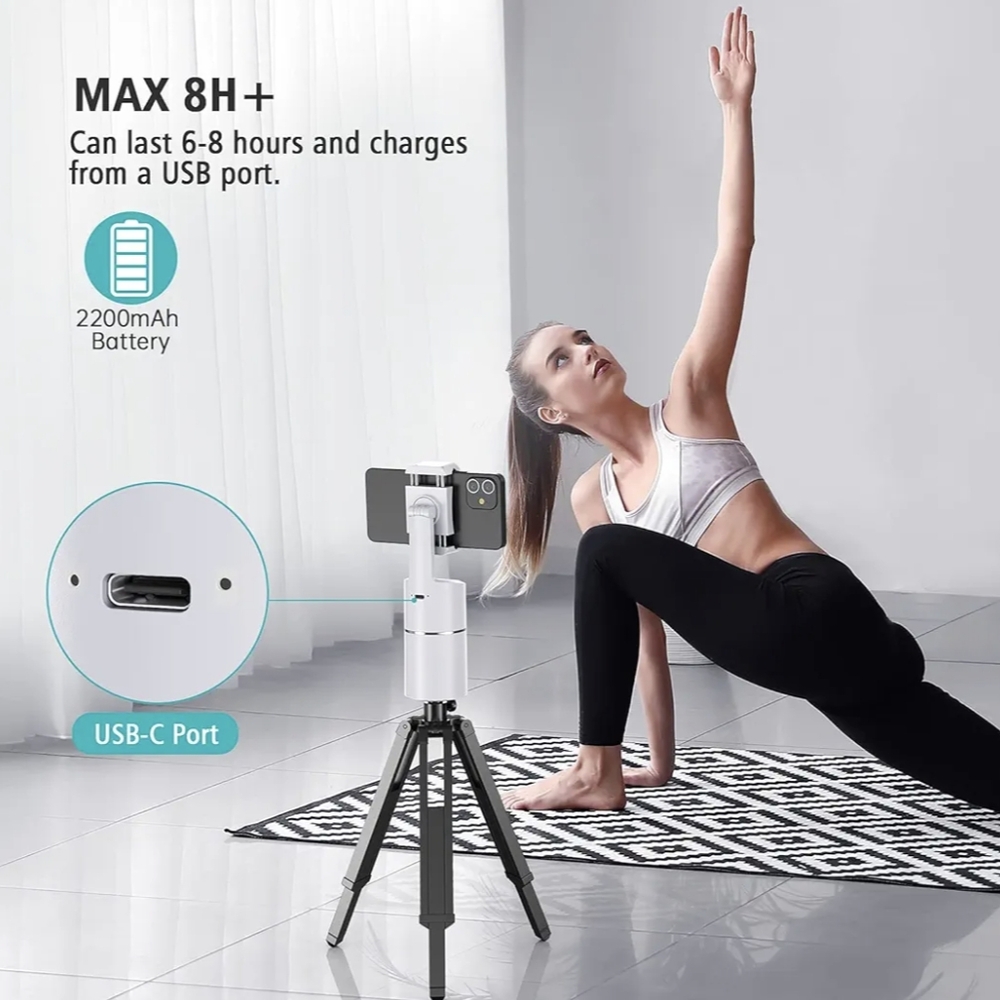 Auto Face Tracking 360° Rotating Phone Stand - Picture 7 of 12